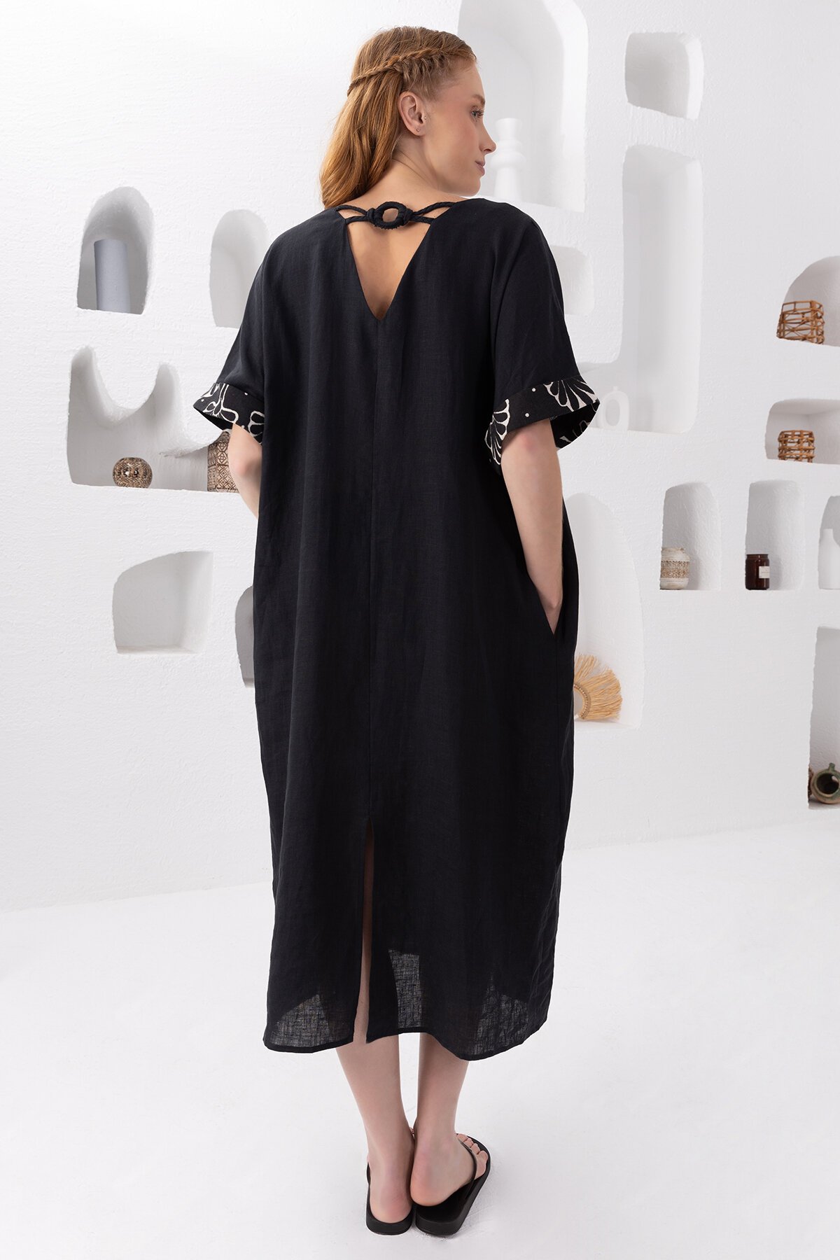 Black Natur | Keten Kaftan