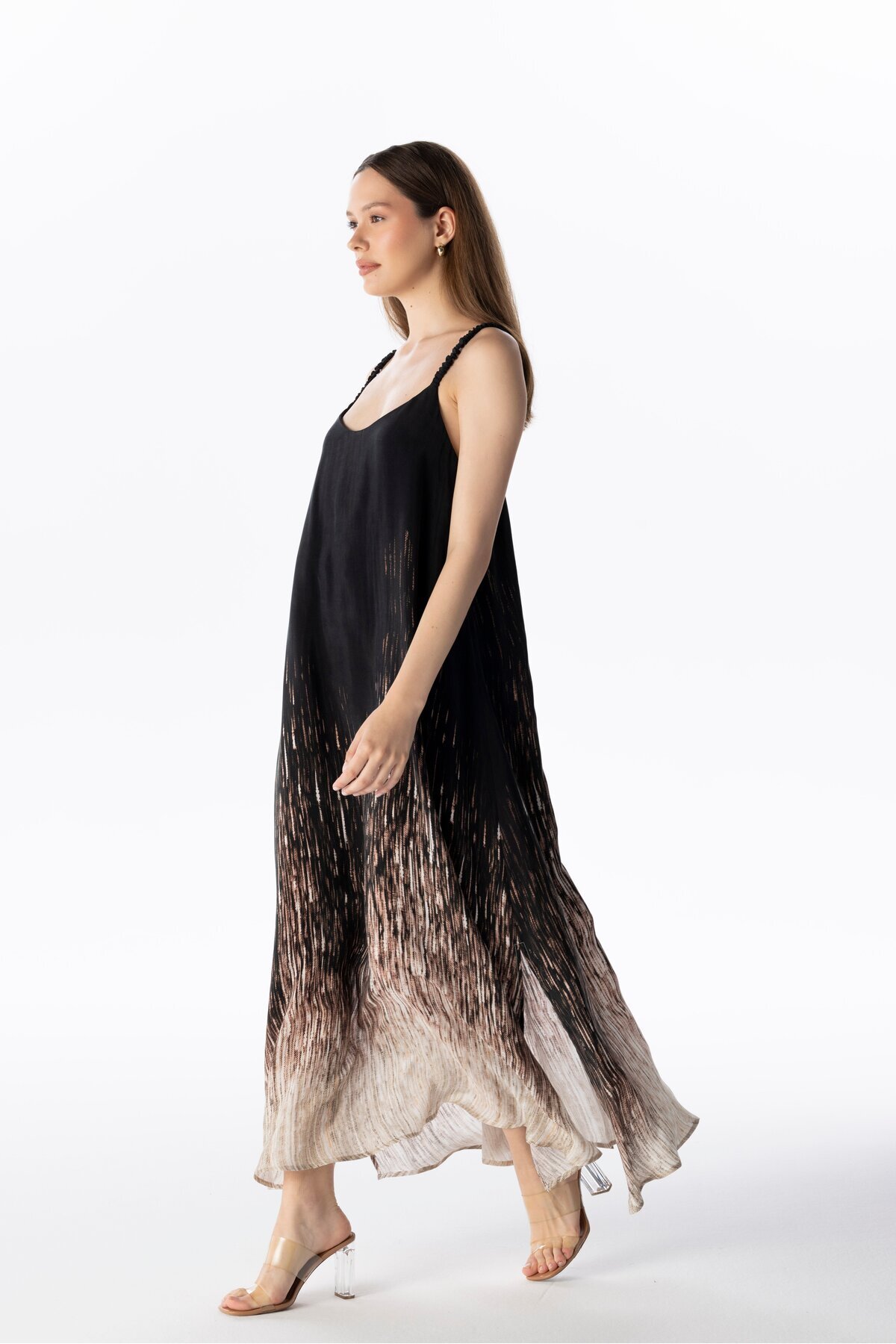 CUPRO LONG DRESS