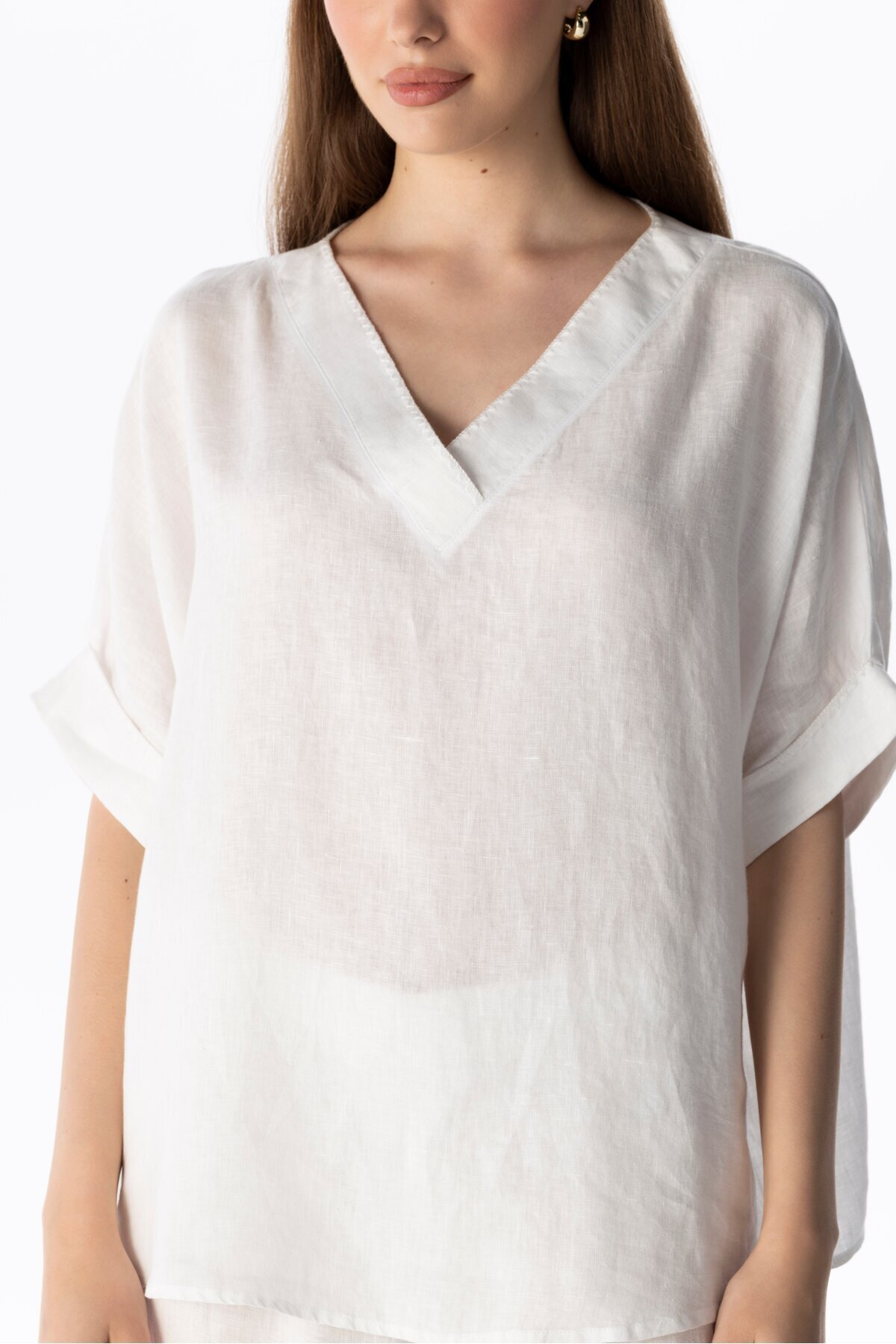 LINEN BLOUSE