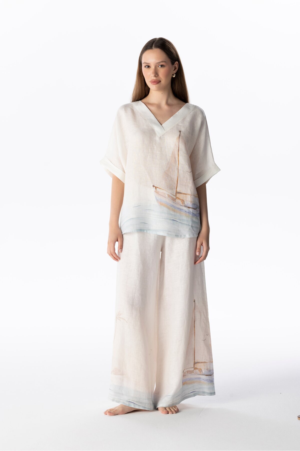 LINEN BLOUSE