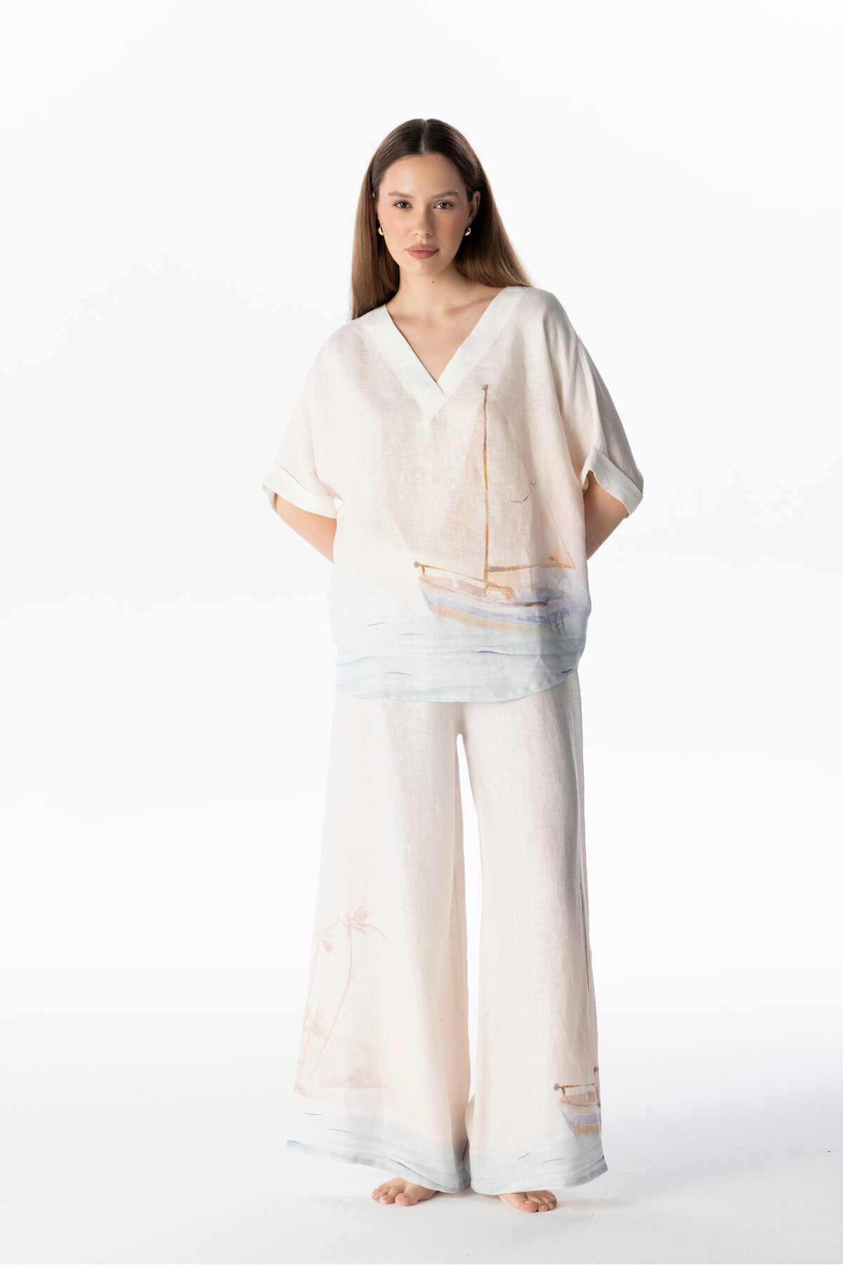 LINEN BLOUSE