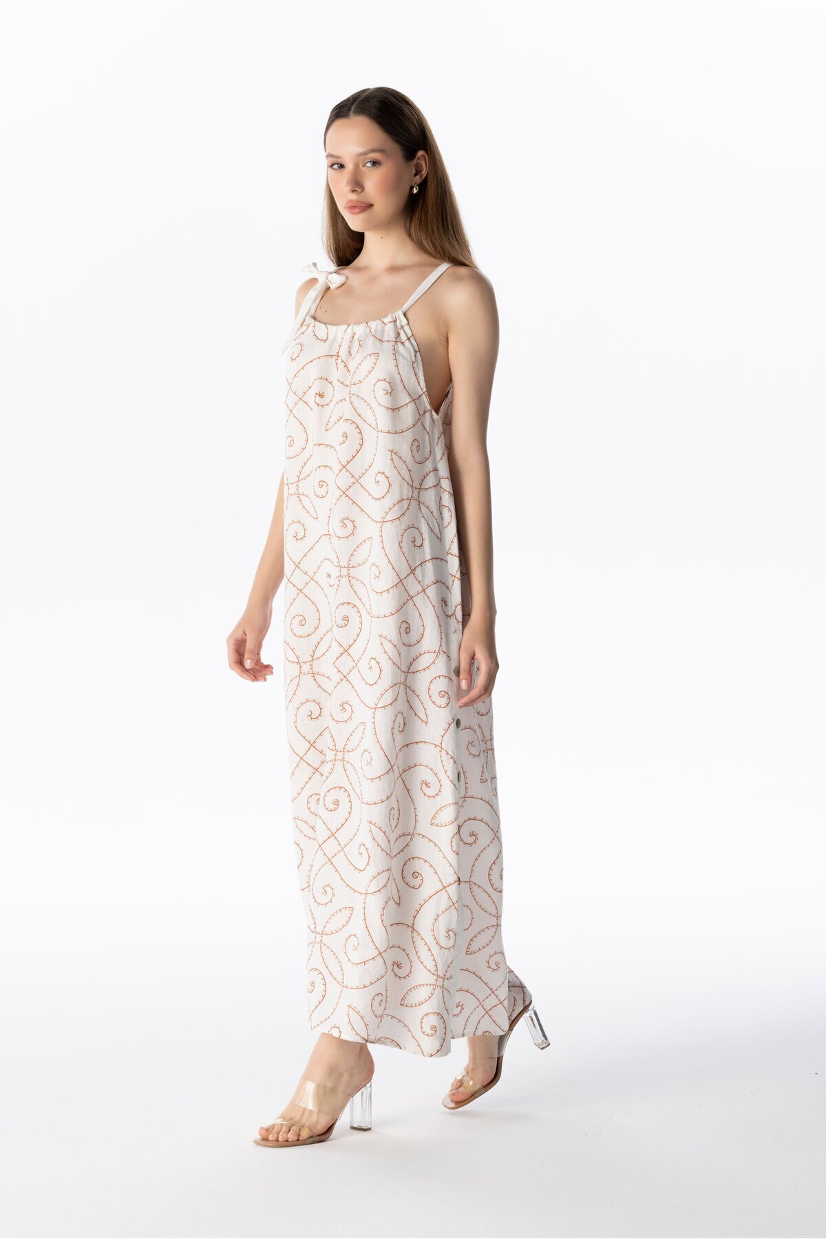 LINEN LONG DRESS