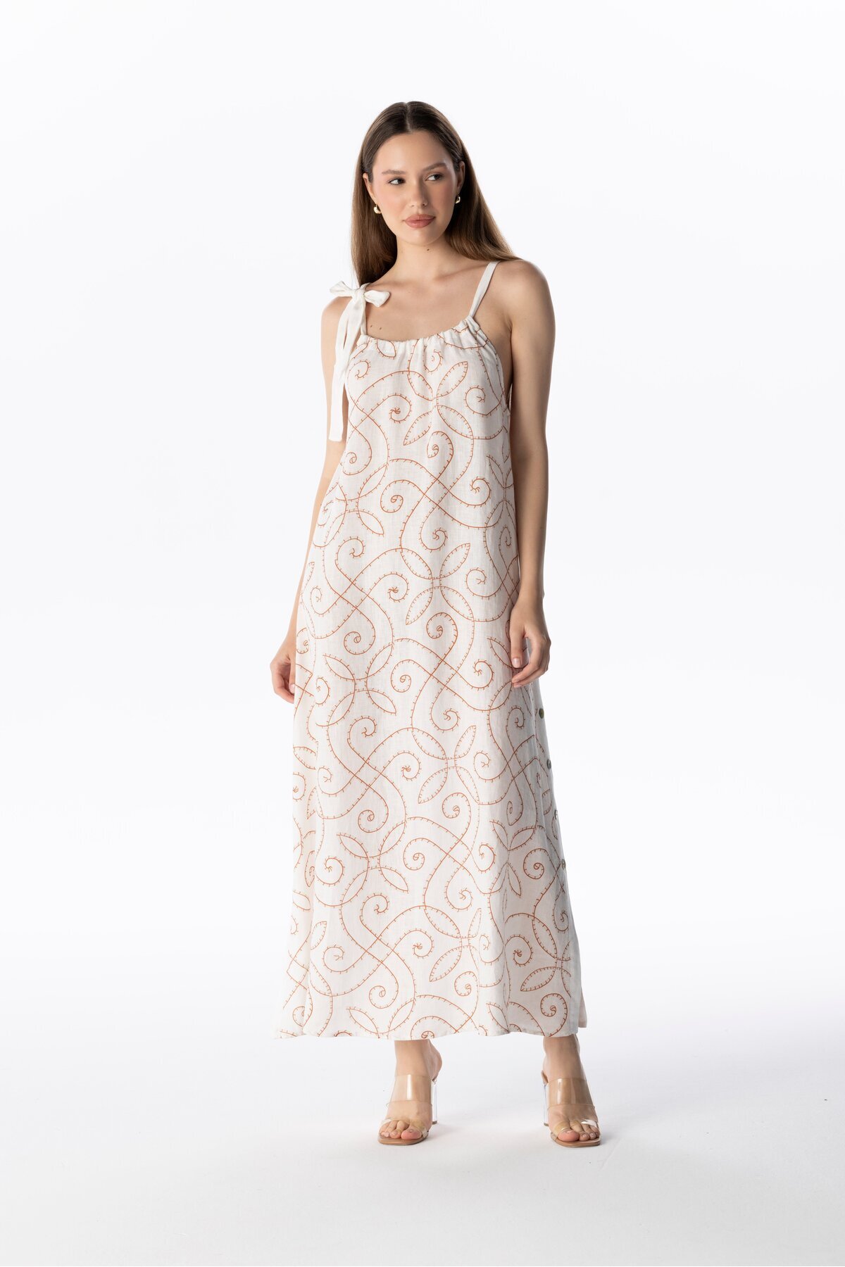 LINEN LONG DRESS