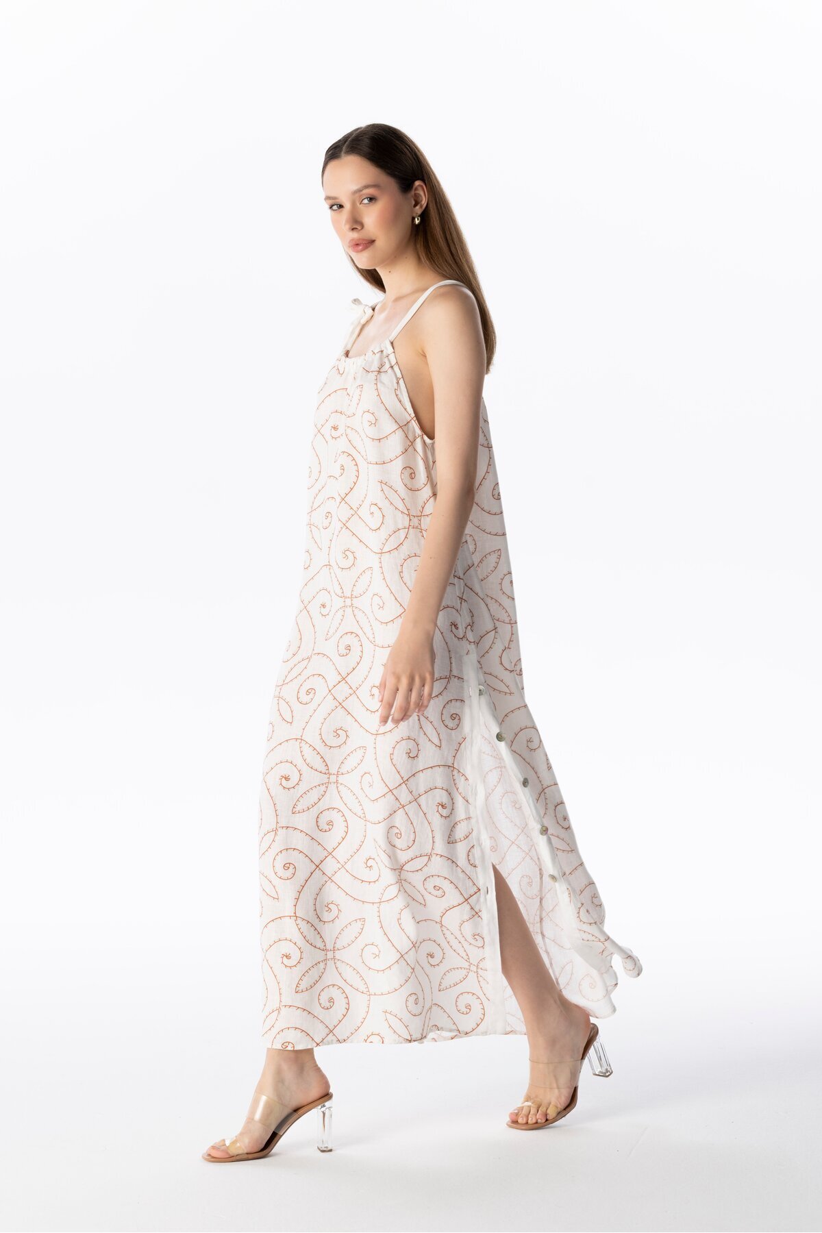 LINEN LONG DRESS