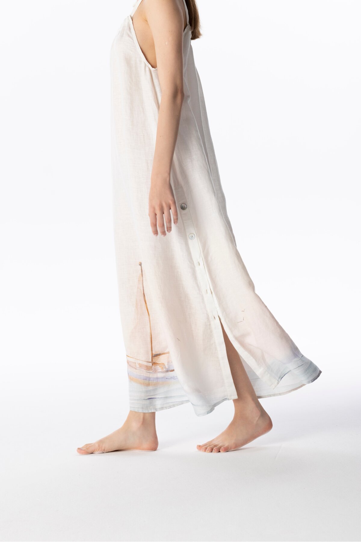 LINEN LONG DRESS