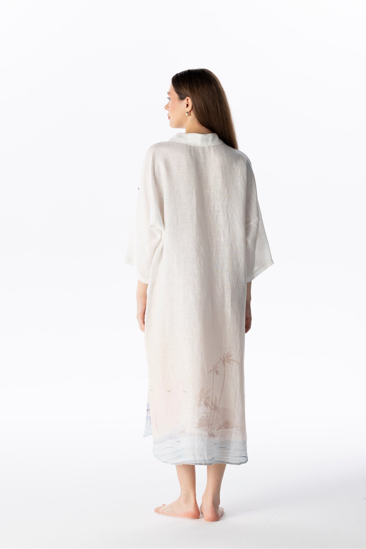LINEN LONG SHIRT