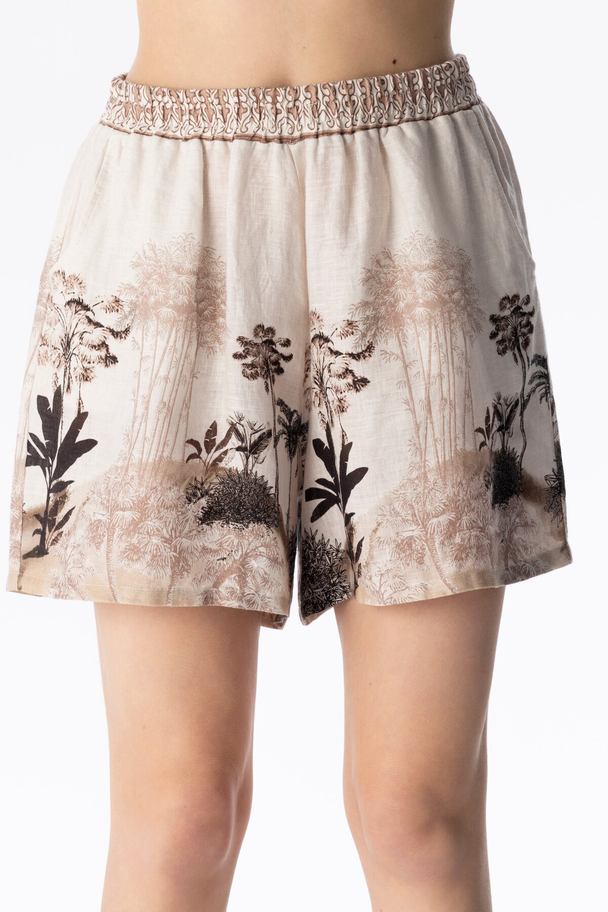 LINEN SHORTS