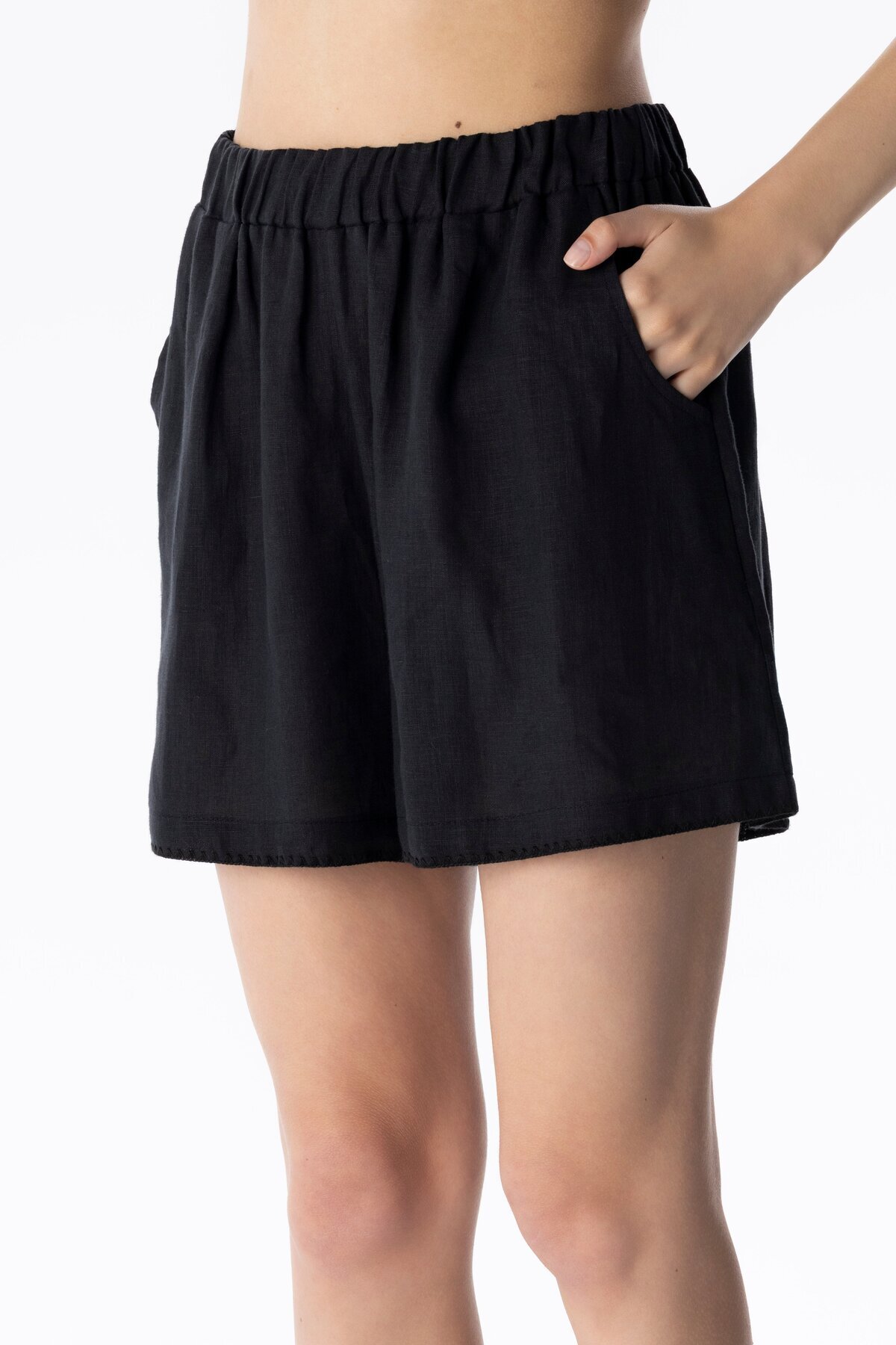 LINEN SHORTS