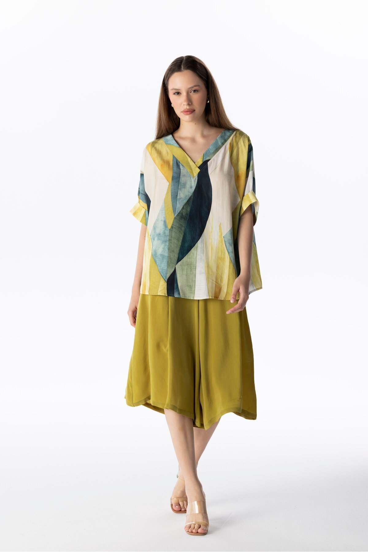 TENCEL CAPRI PANTS