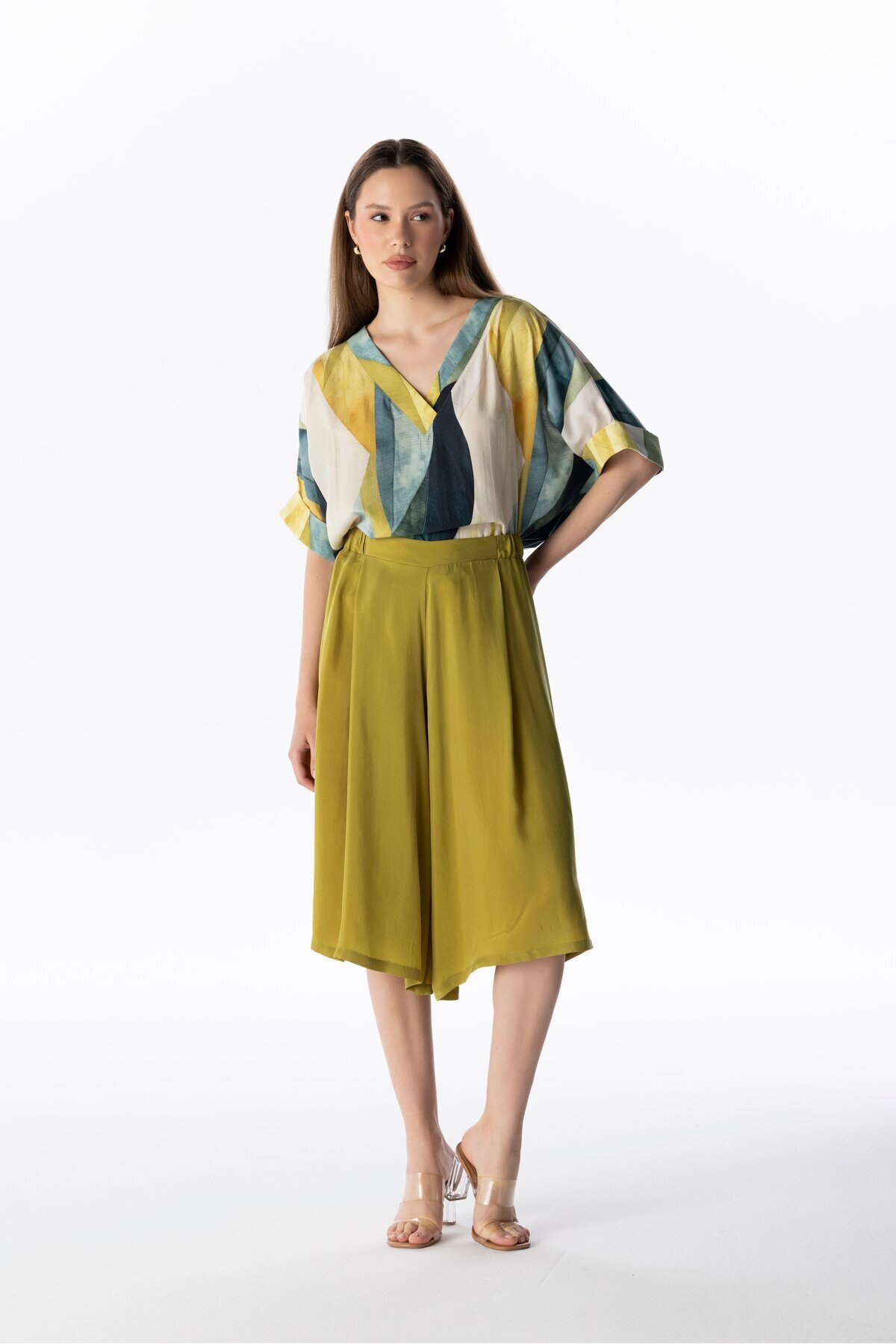 TENCEL CAPRI PANTS