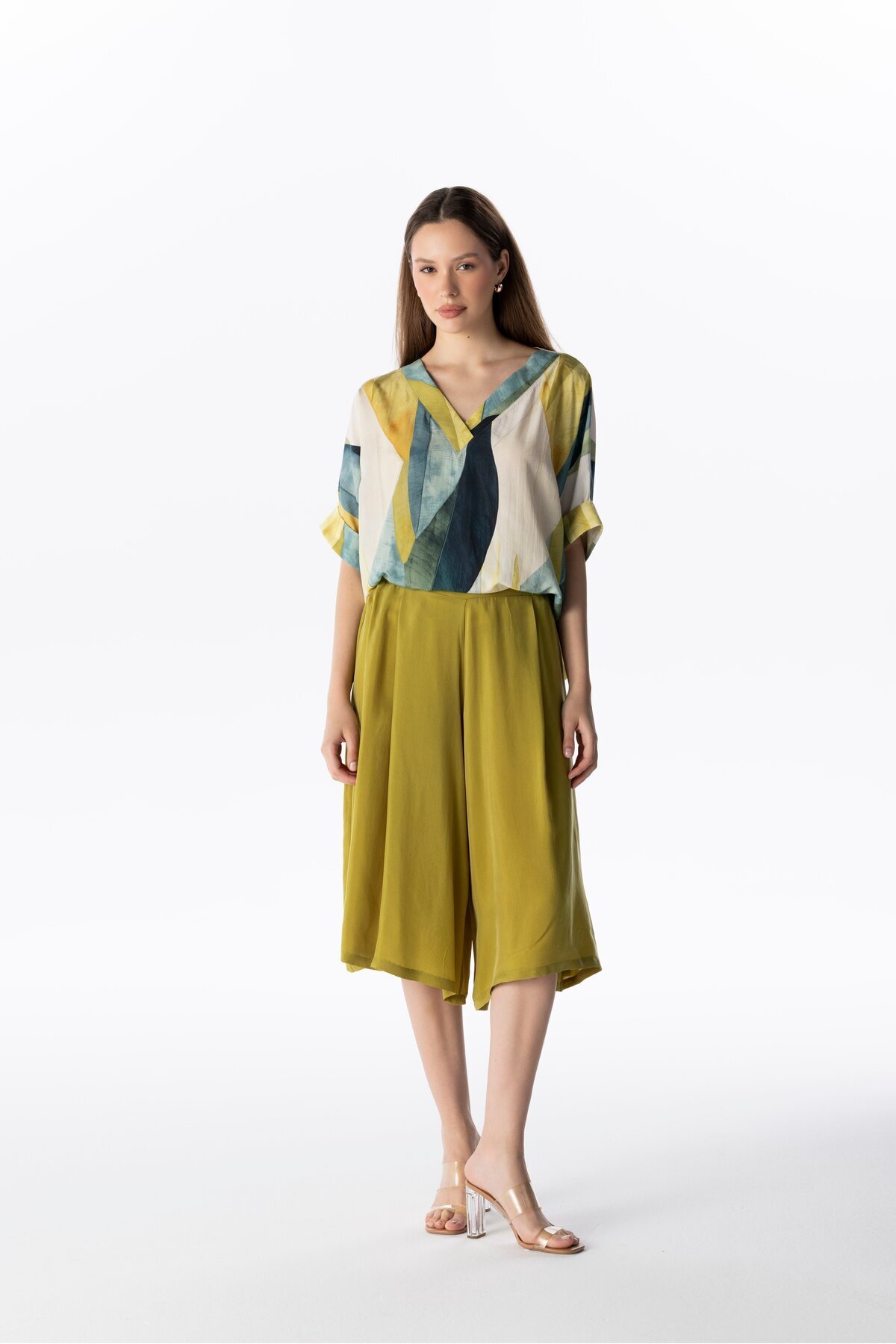 TENCEL CAPRI PANTS