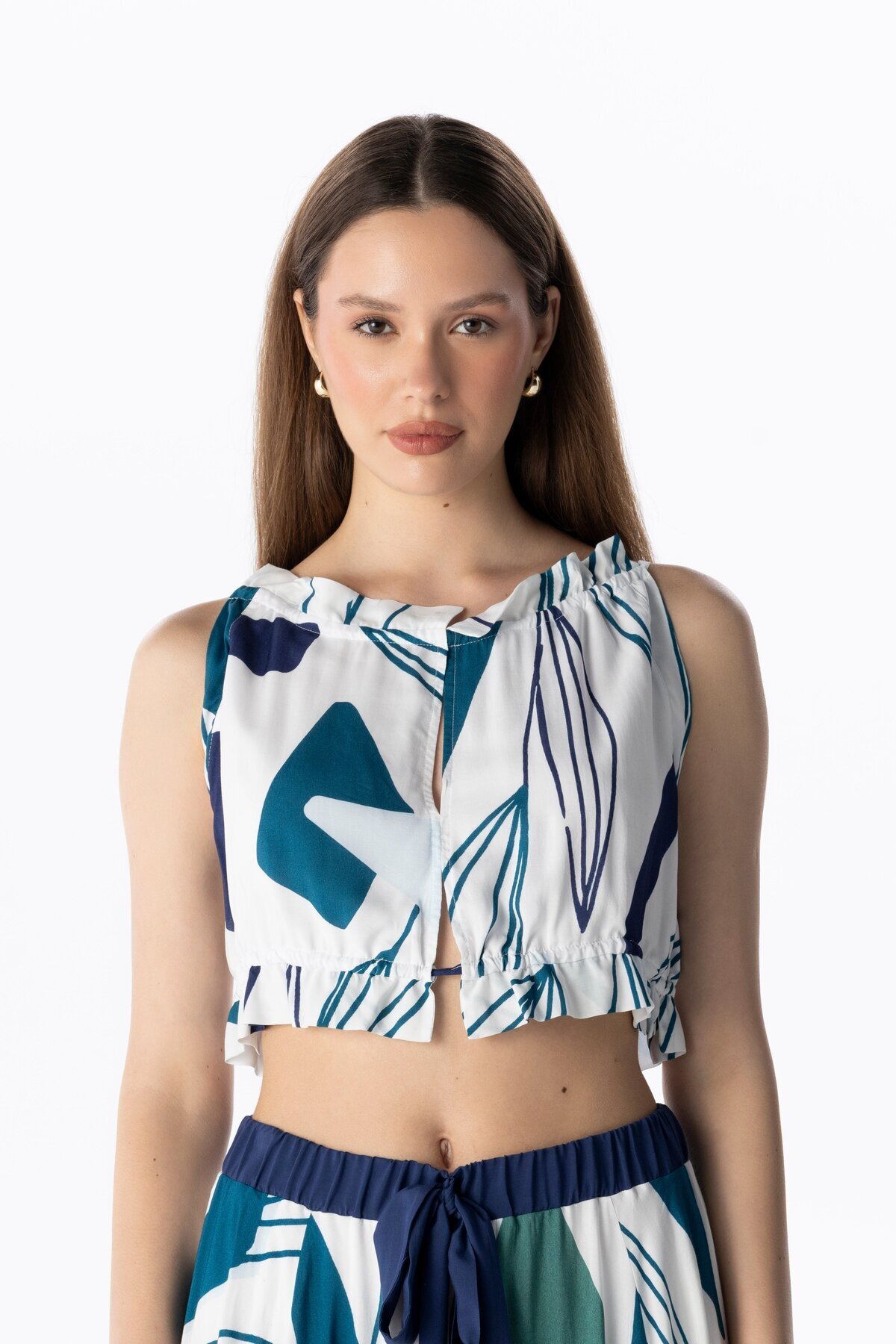 VISCOSE CROP TOP