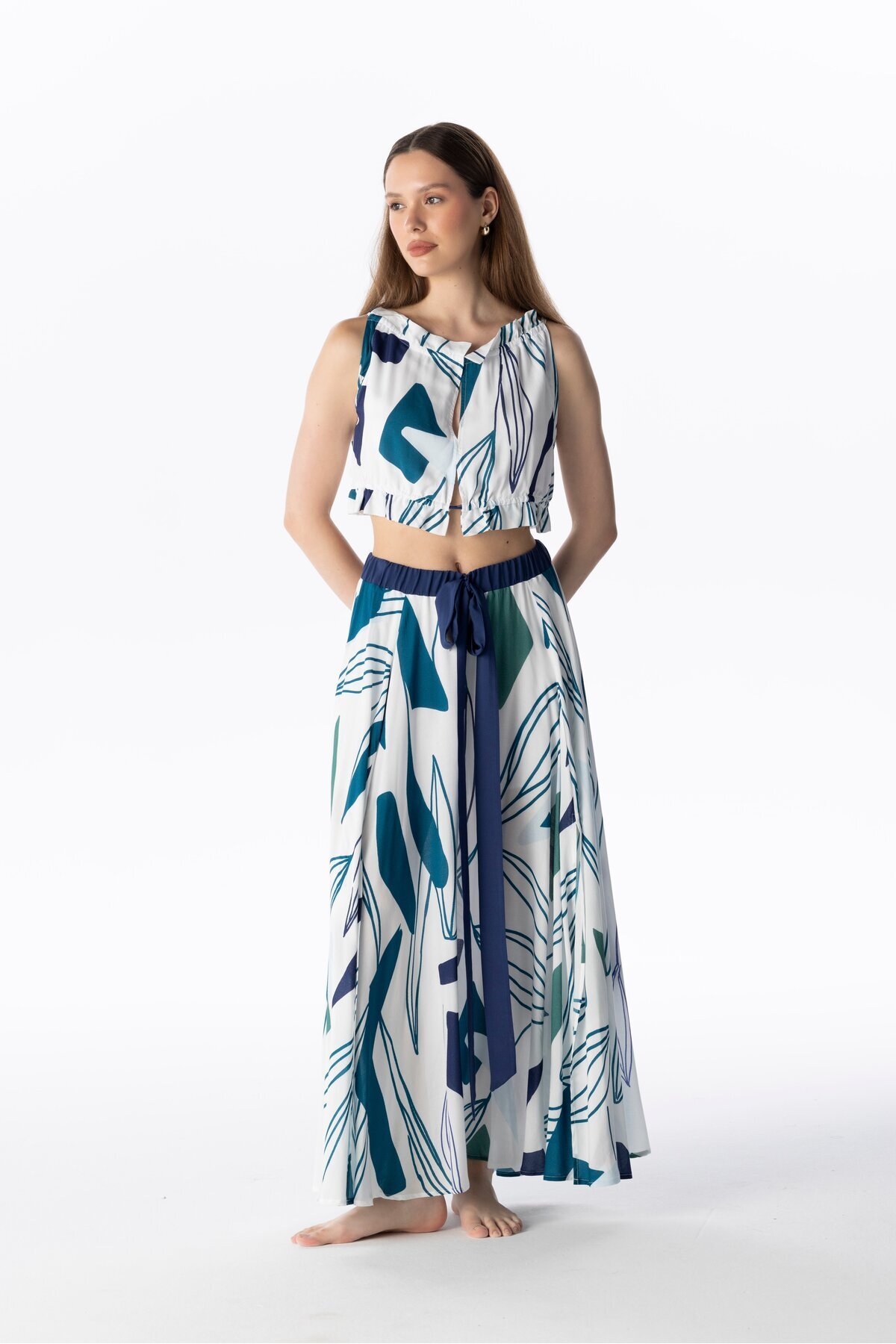 VISCOSE CROP TOP