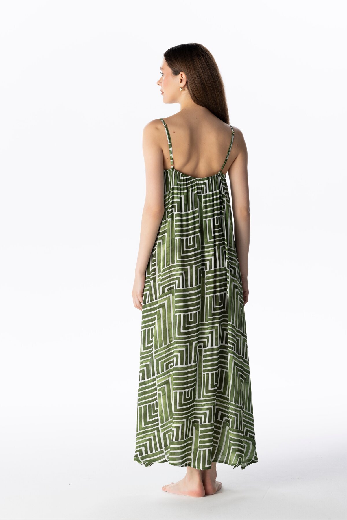 VISCOSE LONG DRESS