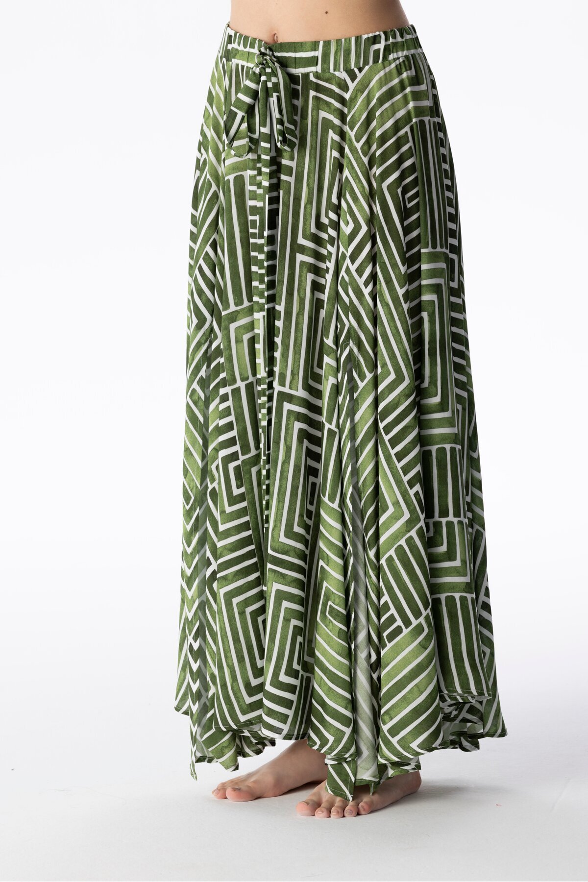 VISCOSE LONG SKIRT