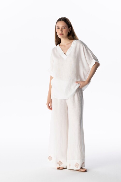 LINEN BLOUSE