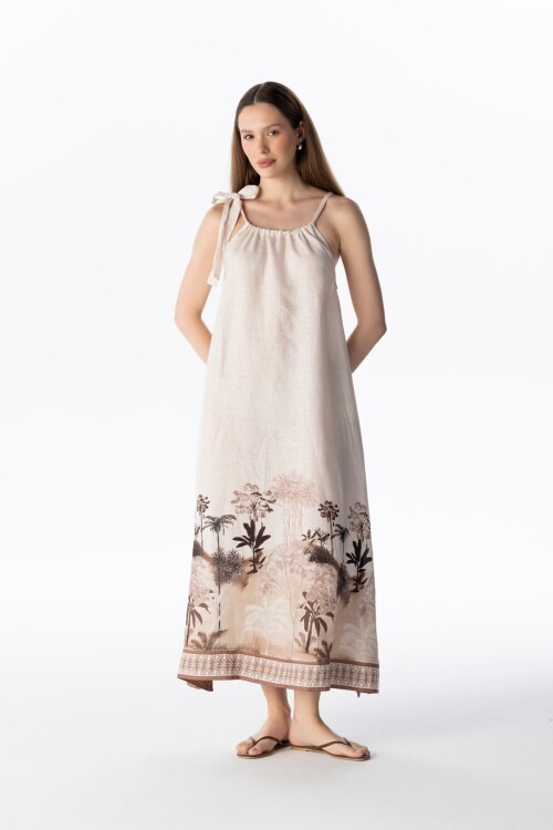LINEN LONG DRESS