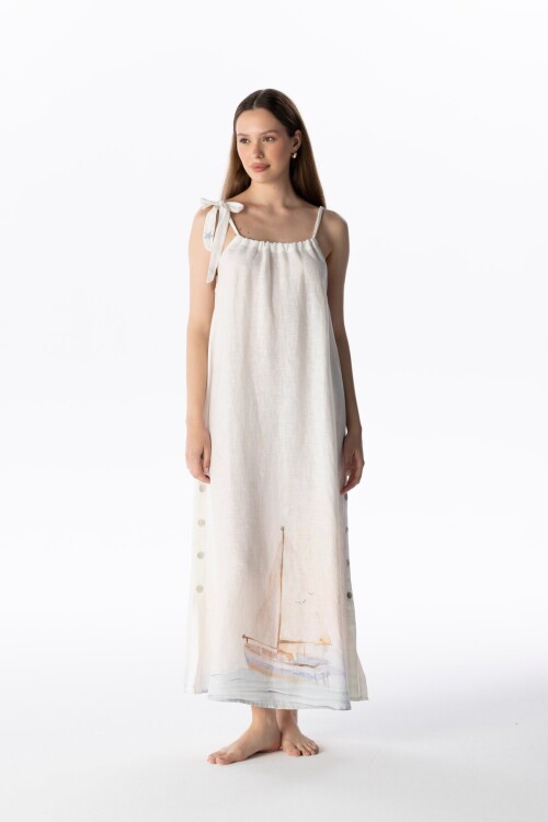 LINEN LONG DRESS