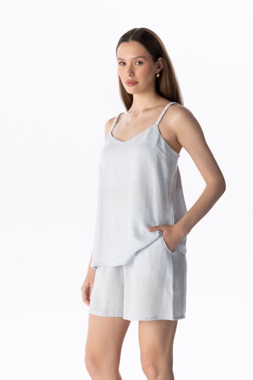 LINEN SHORTS