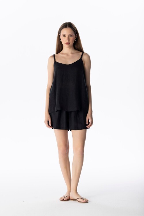 LINEN SHORTS