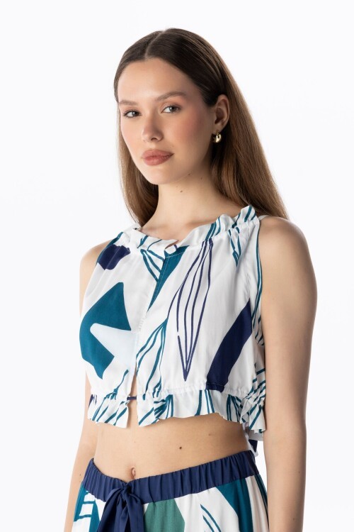 VISCOSE CROP TOP