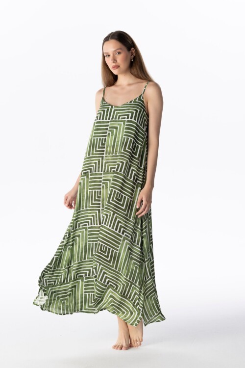 VISCOSE LONG DRESS