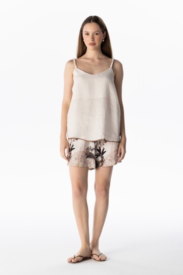 LINEN SHORTS