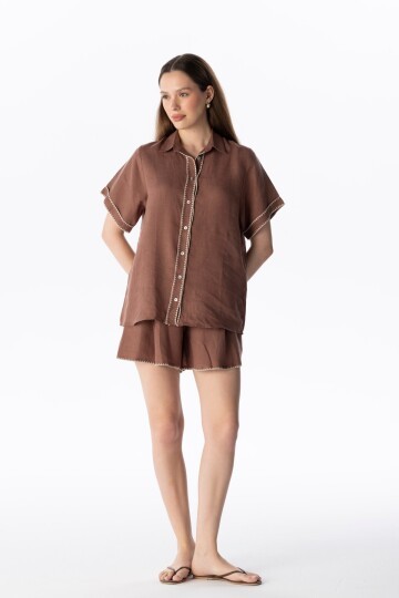 LINEN SHORTS
