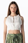 LINEN CROP TOP