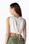 LINEN CROP TOP