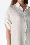 LINEN LONG SHIRT