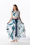 VISCOSE LONG SKIRT